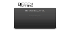 Desktop Screenshot of deepmeaningless.com